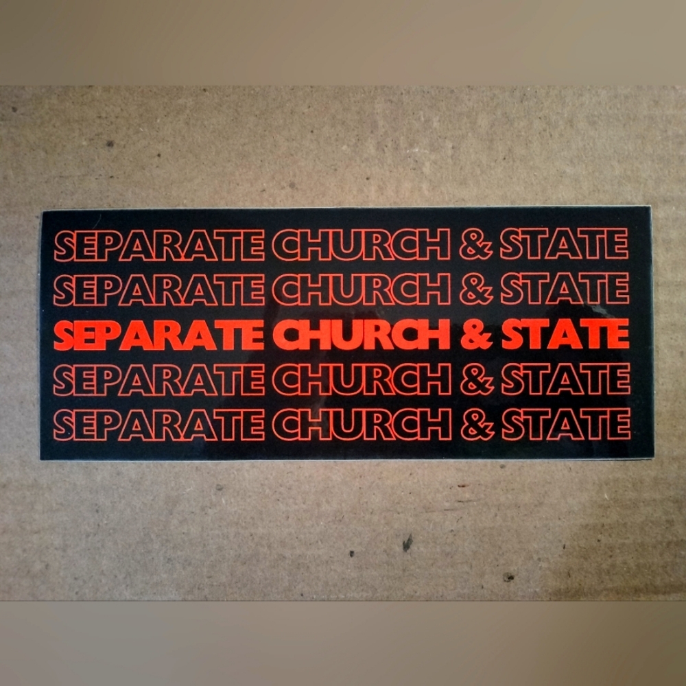 3x7 bumper sticker